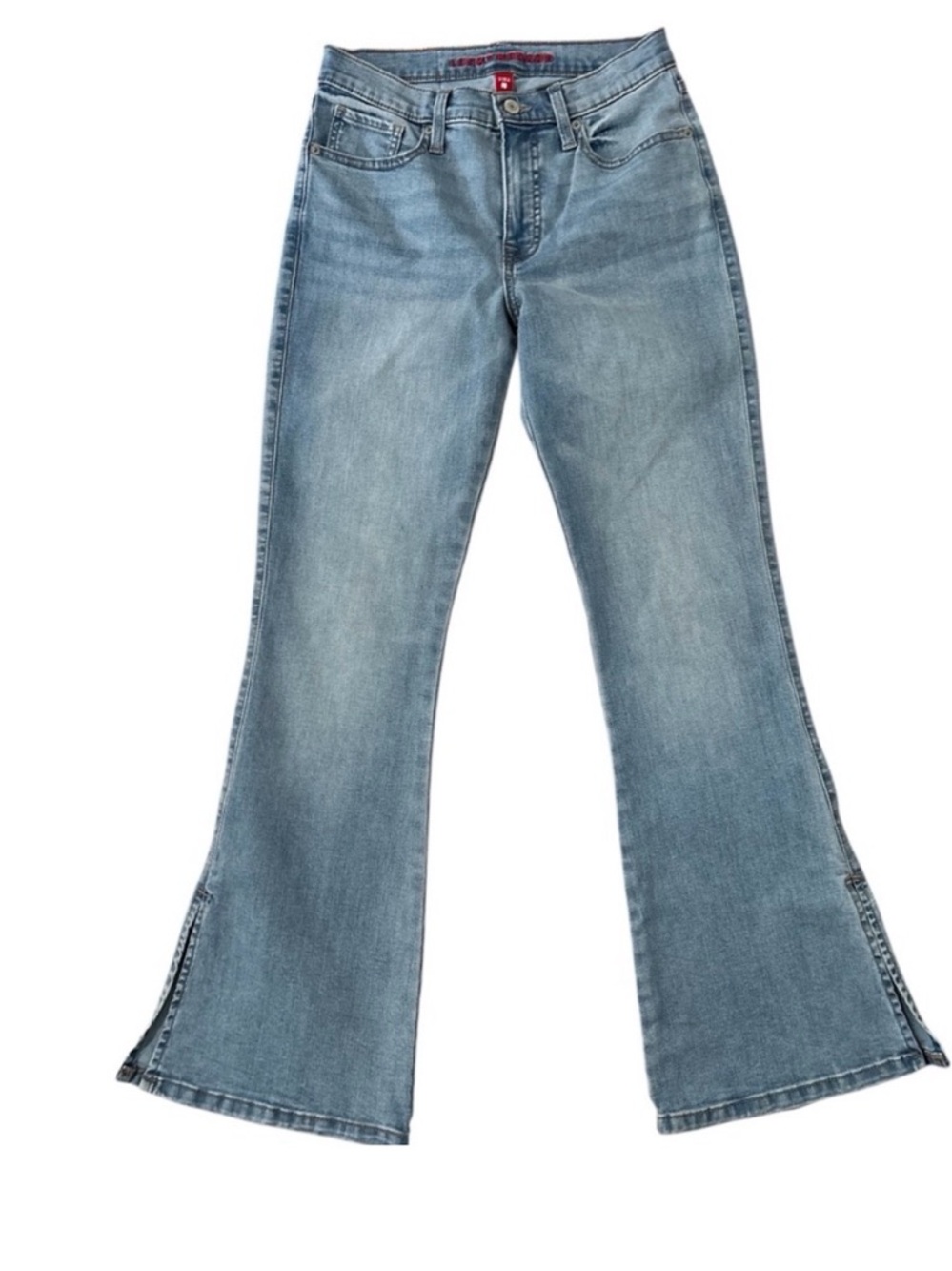 Lucky Brand High-Rise Flare Light Wash Jeans - Women Boho